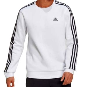 Adidas Men’s Crew Neck White Sweatshirt